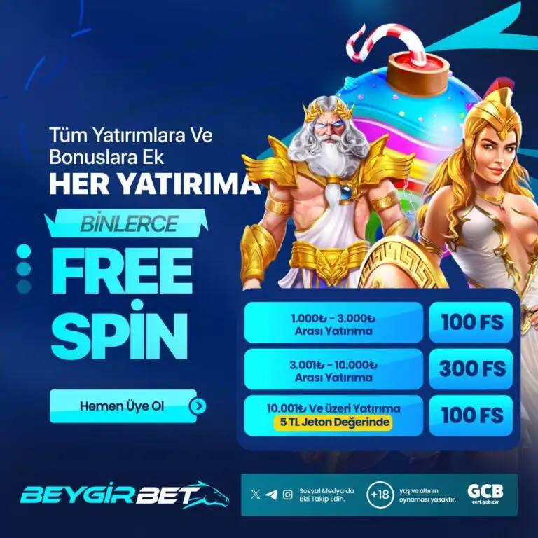 Ücretsiz Döndürmeler ve Bahis Bonusları